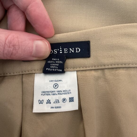 Land's End Misses 14Tall Wool Gabardine Pants - Picture 7 of 10